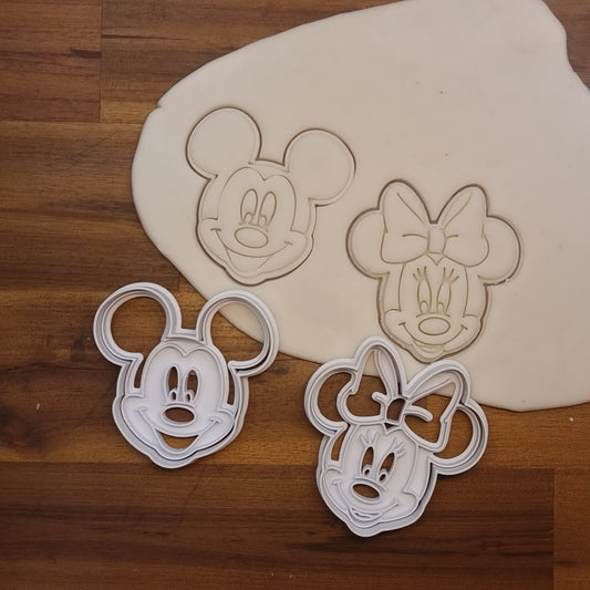 Mickey mouse a Minnie | Set vykrajovátek Baker's Paradise