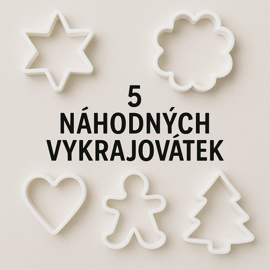 Náhodná vykrajovátka 5 ks (doprodej)