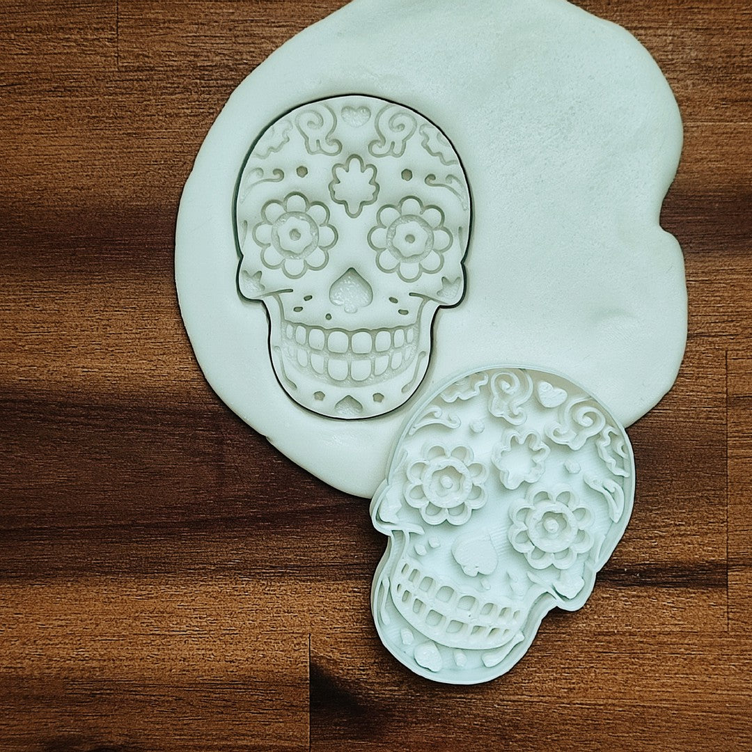 Mexická lebka | Dia de los muertos | vykrajovátko - Baker's Paradise