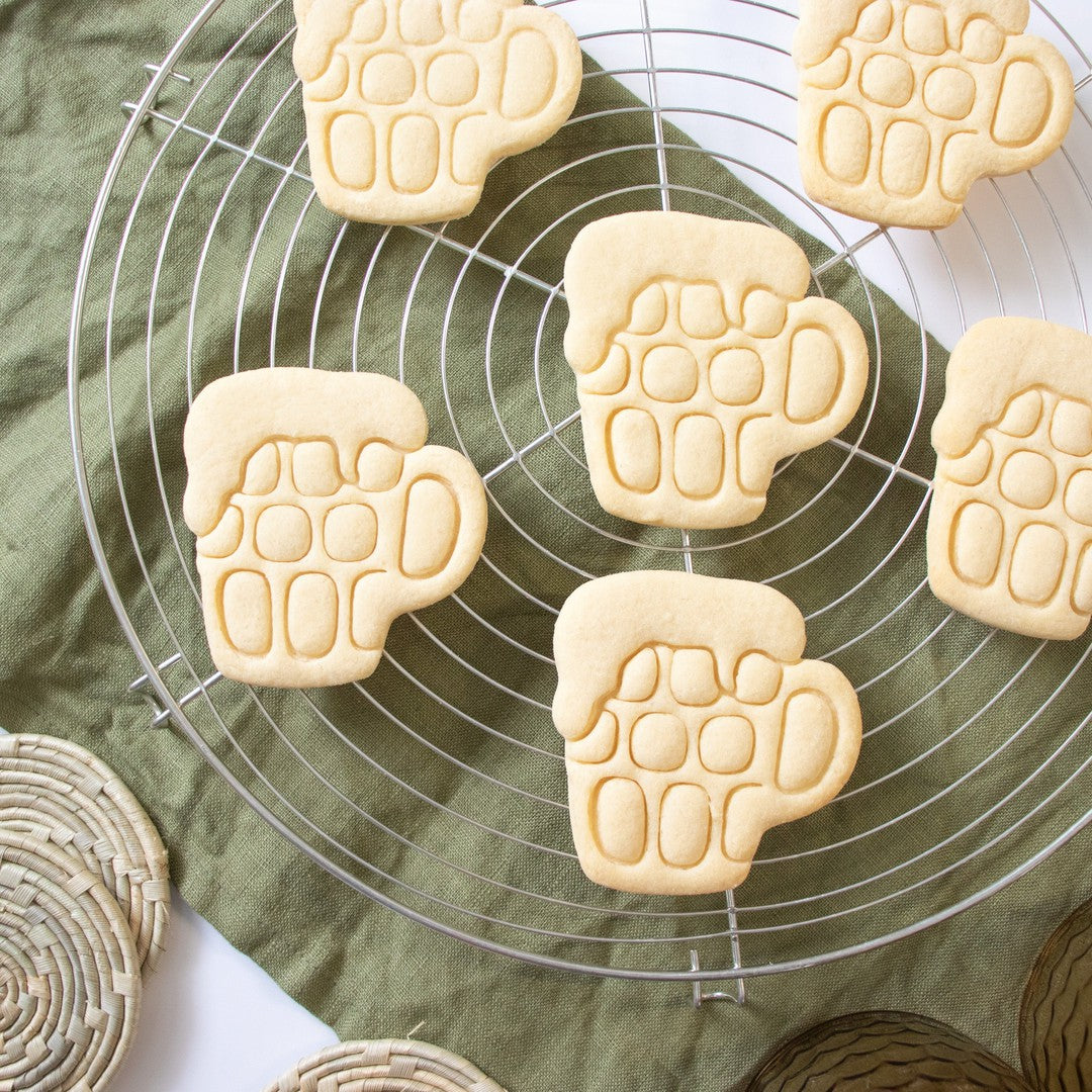 dimpled glass beer cookies